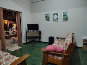 Μια τηλεόραση ή/και κέντρο ψυχαγωγίας στο Caza di Maria a beira rio