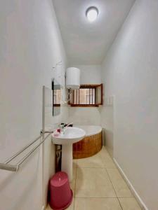 Koupelna v ubytování La maison blanche