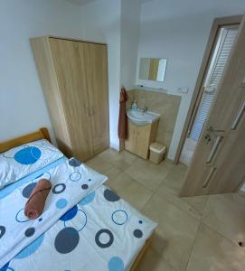 Koupelna v ubytování Chata U dědka