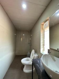 Ένα μπάνιο στο Hotel Morning inn