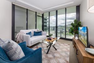 Χώρος καθιστικού στο Executive Balcony Apartment in Central Canberra +7 φωτογραφίες