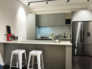 Køkken eller tekøkken på Large apartment city center + 10 billeder