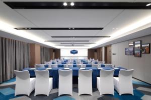 El área de trabajo o centro de convenciones de Hilton Garden Inn Beijing Zhongguancun Software Park