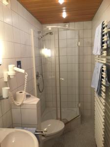 Bathroom sa Strandhaus Hagnau