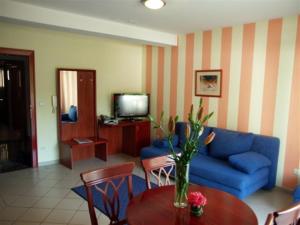 TV a/nebo společenská místnost v ubytování Apartments Vila Kristina