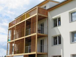 Budova, kde se apartmán nachází