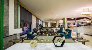 Χώρος καθιστικού στο JING LAND HOTEL