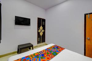 Μια τηλεόραση ή/και κέντρο ψυχαγωγίας στο Hotel Udaan Villa