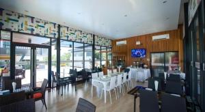 TV a/nebo společenská místnost v ubytování GT Residence Hotel