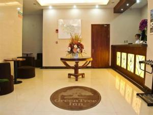 Posezení v ubytování GreenTree Inn Zhejiang Ningbo Exhibition and Convention Center Bus East Station Express Hotel