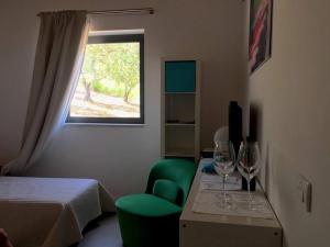A television and/or entertainment centre at Agriturismo Casebianche