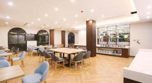 Posezení v ubytování GEM Hotel Ningbo Jiangbei District Hongtang Haide Square