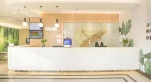 Vstupní hala nebo recepce v ubytování GreenTree Inn Express Taizhou Jiangyan Hardware City