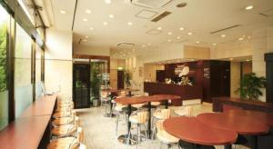 Posezení v ubytování Nagoya B's Hotel