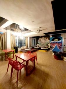 Posezení v ubytování Hotel Shiv Palace Yoga World Retreat