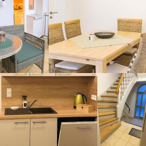 Kuchyň nebo kuchyňský kout v ubytování Craftsmen Home Handwerker Heimat