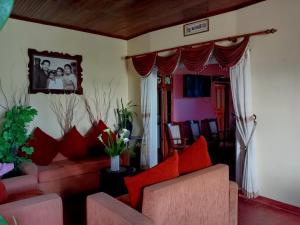 Χώρος καθιστικού στο Ragith Villa