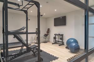 Fitness centrum a/nebo fitness zařízení v ubytování ma-la studios Guimarães