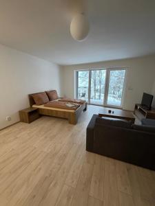 Χώρος καθιστικού στο Apartmány Javorská