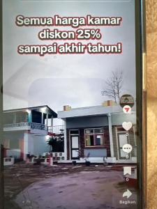 Πιστοποιητικό, βραβείο, πινακίδα ή έγγραφο που προβάλλεται στο rumah tamu