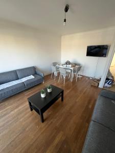 Posezení v ubytování Le toit des volcans