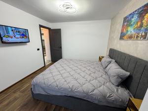 Postel nebo postele na pokoji v ubytování Apartament The Loft