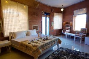 Postel nebo postele na pokoji v ubytování prachin haveli