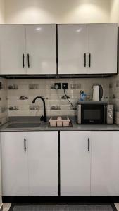 Køkken eller tekøkken på Luxury Modern Apartment