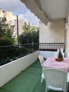 Balkón nebo terasa v ubytování Maria Cozy Getaway in Glyfada