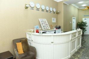 Ο χώρος του λόμπι ή της ρεσεψιόν στο Prime Hotel