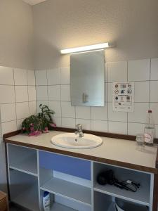 Koupelna v ubytování La Chaume