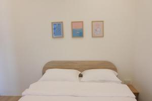 Ένα ή περισσότερα κρεβάτια σε δωμάτιο στο Oablay home