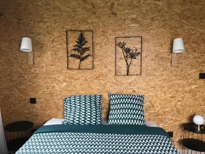 Ένα ή περισσότερα κρεβάτια σε δωμάτιο στο La Comtesse