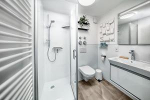 Koupelna v ubytování Feel-good apartment with balcony - quiet and central