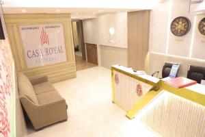 Χώρος καθιστικού στο Hotel O Casa Royal Residency