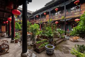 Κήπος έξω από το Pingyao Cheng Jia Hotel