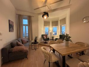 Posezení v ubytování FarawayHomes Studios Klosterneuburg