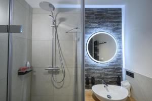 Koupelna v ubytování Haus Sternenhimmel