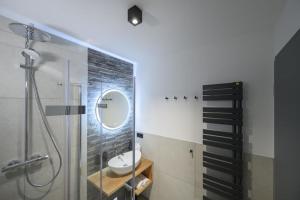 Koupelna v ubytování Haus Sternenhimmel