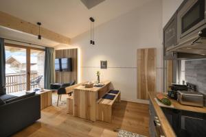 Kuchyň nebo kuchyňský kout v ubytování Haus Sternenhimmel