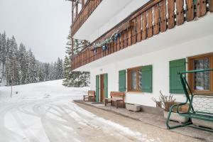 Το Appartamento Piz Boe' τον χειμώνα