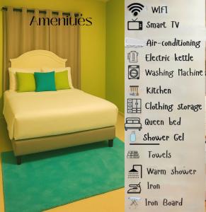 Postel nebo postele na pokoji v ubytování Central Paradise Vacation Rental