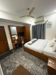 Una cama o camas en una habitación de Krypton beach paradise