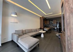 Kuchyň nebo kuchyňský kout v ubytování MoscoW