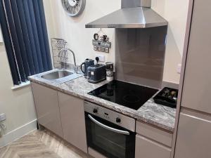 Una cocina o cocineta en Barrow stays