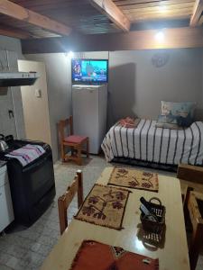 Postel nebo postele na pokoji v ubytování El depto de mirta 964 Esquiu