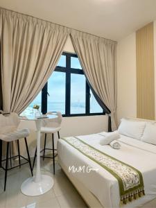 Postel nebo postele na pokoji v ubytování Meldrum Heights Walkable to CIQ By MWM + 207 fotografií