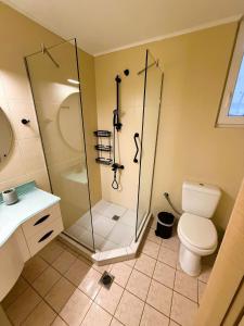 Koupelna v ubytování Kourouta's Diamond Apartment 2