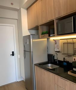 Köök või kööginurk majutusasutuses Studio próximo ao Hospital São Paulo