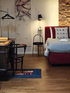 Ένα ή περισσότερα κρεβάτια σε δωμάτιο στο Relaxing Retreat in the Center of Friuli +30 φωτογραφίες